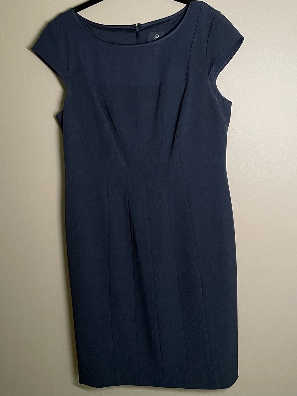 Adrianna Papell Women's Dress Cocktail business Gray Cap Sleeve Size 12